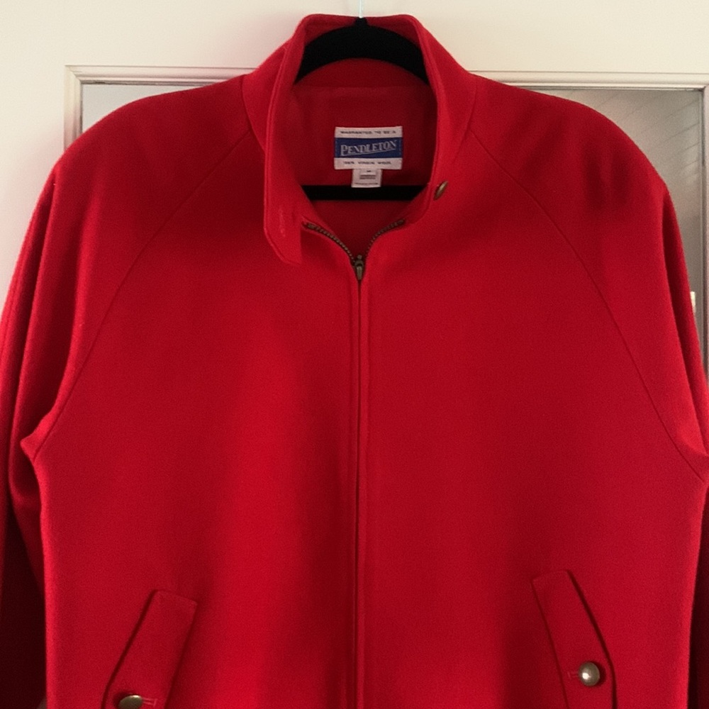 Vintage Pendleton Red Wool Jacket - Picture 5 of 14